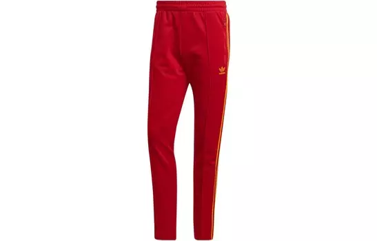 BECKENBAUER трикотажные спортивные штаны мужские красные Adidas Originals, красный