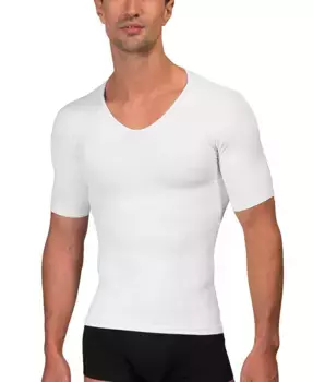 Беcшовная компрессионная футболка Rounderbum, белый