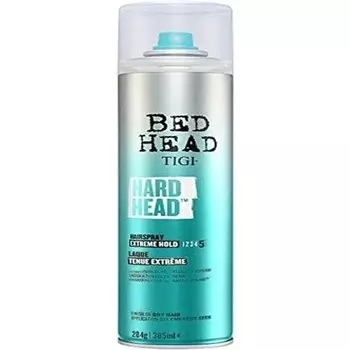 Bed Head by TIGI Hard Head Hairspray Extra Strong Hold Natural Shine Finish 385 мл