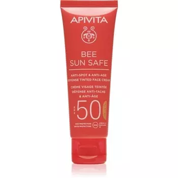 BEE Sun Safe антивозрастной и антивозрастной крем SPF50 с цветным эффектом 50 мл Apivita