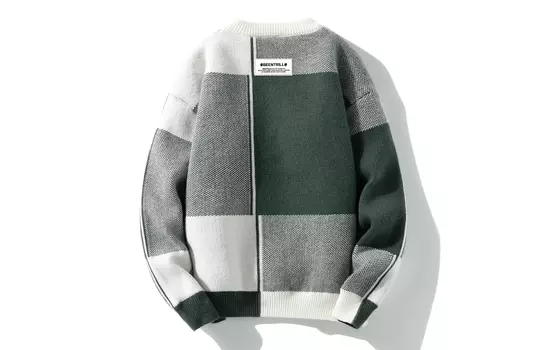 Beentrill Свитер унисекс, Сине-желтый бархатный вариант