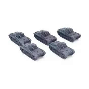 Befehlswagen 1B Коллекция №1, WWII Micro Armour - Germany - Loose Miniatures (1:285)