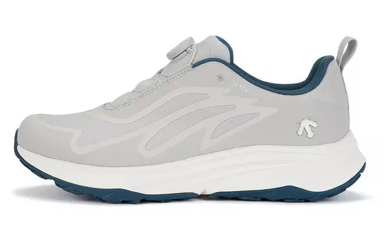 БЕГ Кроссовки мужские низкие светло-серые Descente