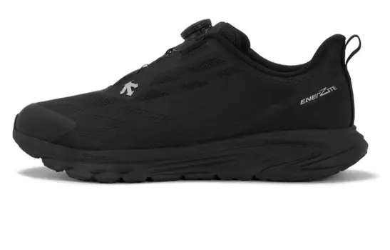 БЕГ Кроссовки женские с низким верхом, черные/белые Descente