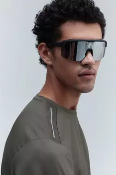Беговая футболка из материала drymove стандартной посадки H&M, зеленый