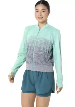 Беговая куртка Asics "БЕСШОВНАЯ КУРТКА", синий
