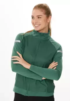 Беговая куртка ENDURANCE "Lasdy" из ветронепроницаемого материала, зеленый