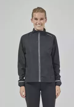 Беговая куртка ENDURANCE "Shela" с высокой воздухопроницаемостью, черный