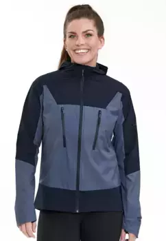 Беговая куртка ENDURANCE "Телли" с практичным капюшоном, синий