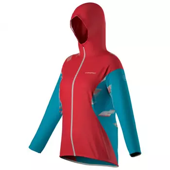 Беговая куртка La Sportiva Women's Briza Windbreaker, цвет Hibiscus/Malibu Blue