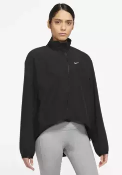 Беговая куртка Nike "DRI-FIT SWOOSH ЖЕНСКАЯ КУРТКА", черный