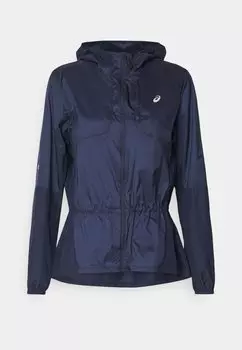 Беговая куртка Packable Run Jacket ASICS, синий простор
