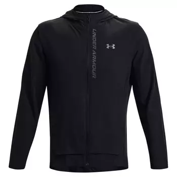Беговая куртка Under Armour Outrun The Storm, цвет Black/Jet Gray/Reflective