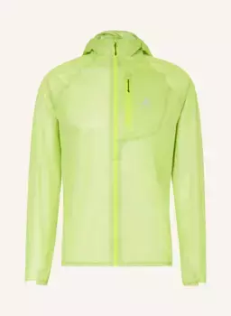 Беговая куртка zeroweight Odlo, зеленый