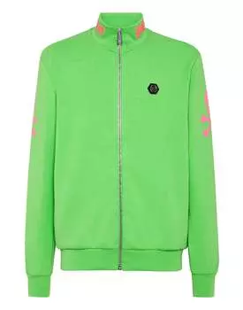 Беговая майка Skull&Bones PHILIPP PLEIN, зеленый