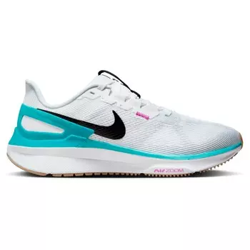 Беговая обувь Nike Women's Air Zoom Structure 25, цвет White/Saturn Gold