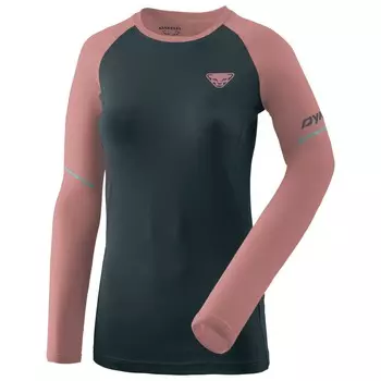 Беговая рубашка Dynafit Women's Alpine Pro L/S Tee, цвет Blueberry/Mokarosa