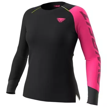 Беговая рубашка Dynafit Women's DNA L/S, цвет Pink Glo/0910