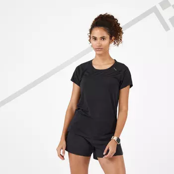 Беговая рубашка Kiprun, дымчато-черный