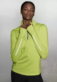 Беговая рубашка LASCANA ACTIVE, термобелье, со светоотражающими деталями, цвет Limone