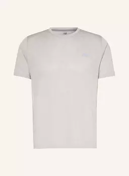 Беговая рубашка nb athletics new balance, серый
