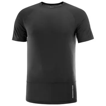 Беговая рубашка Salomon Cross Run S/S Tee, цвет Deep Black
