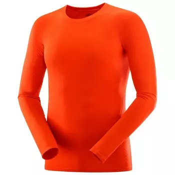 Беговая рубашка Salomon S/Lab Ultra L/S Tee Seamless, цвет Fiery Red