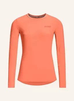 Беговая рубашка the run long sleeve cep, оранжевый