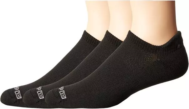 Беговая сетка Lite Mesh No Show Tab, набор из 3 шт. Drymax, черный