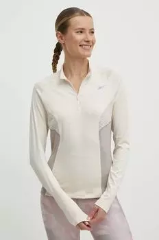 Беговая толстовка Reebok, бежевый