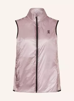 Беговой жилет weather vest On, розовый