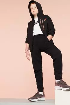 Беговые брюки из технического флиса Nike, черный