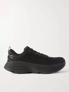 Кроссовки Hoka One One Bondi 8 Rubber-Trimmed Mesh, черный