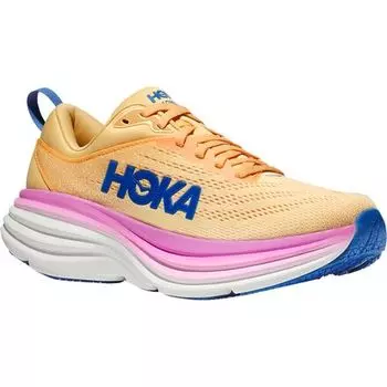 Беговые кроссовки Bondi 8 женские HOKA, цвет Impala/Cyclamen