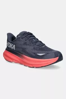 Беговые кроссовки Clifton 9 GTX Hoka, темно-синий