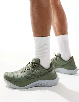 Беговые кроссовки Endorphin Speed 4 из оливина Saucony