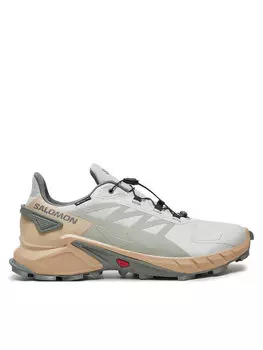 Беговые кроссовки Salomon Supercross 4 Gore-Tex, серый