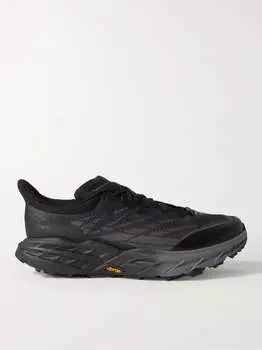Беговые кроссовки Speedgoat 5 с резиновой отделкой GORE-TEX Mesh HOKA ONE ONE, черный