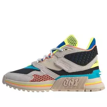 Беговые кроссовки (WMNS) Li-Ning 001 T1000 Winter Mid 'Grey Beige Teal', серый