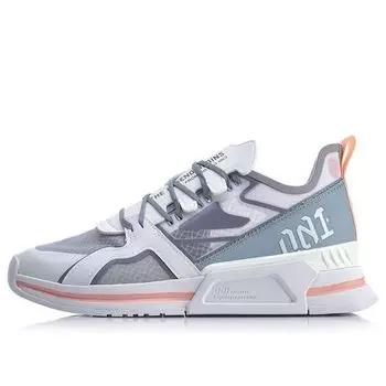 Беговые кроссовки (WMNS) Li-Ning 001 T1000 Low 'White Grey', синий