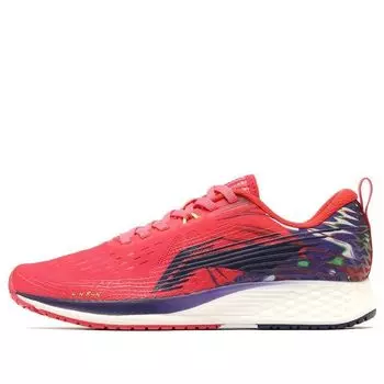 Беговые кроссовки (WMNS) Li-Ning Rouge Rabbit IV 'Neon Orange Black', красный