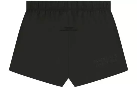 Беговые нейлоновые шорты Fear Of God Essentials, черный