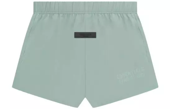 Беговые нейлоновые шорты Fear Of God Essentials, цвет Haze Blue