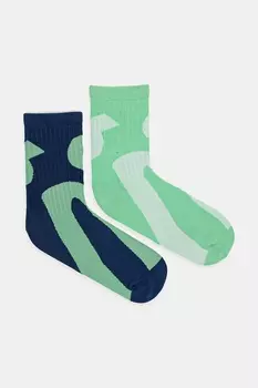 Беговые носки ON 2 пары On Running, зеленый