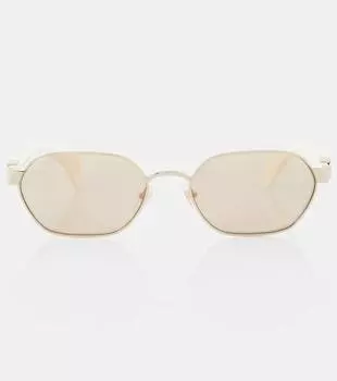 Беговые прямоугольные солнцезащитные очки Mini Gucci
