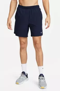 Беговые шорты Challenger dri fit 7 дюймов 2 в 1 Nike, синий