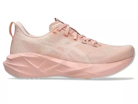 Беговые женские кроссовки Asics Novablast 5, Breeze/White, персиковый