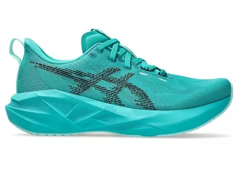Беговые женские кроссовки Asics Novablast 5, Wave Teal/Black, бирюзовый