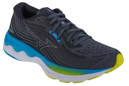 Кроссовки Mizuno Wave Skyrise 4, темно-серый/голубой/зеленый