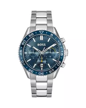 Бегун Часы мужские, 43 мм BOSS Hugo Boss, синий